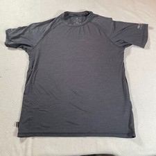 Spyder Shirt Adult Medium Gray Rash Guard Short Sleeve Swim Board Surf Mens Tee
