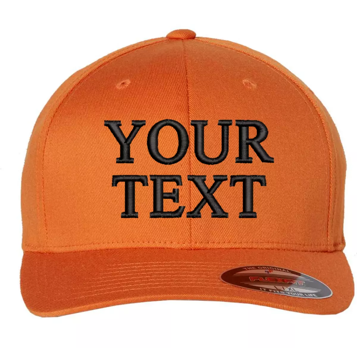Flexfit orange sales hunting hats
