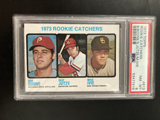 1973 Topps #613 Rookie Catchers PSA 8 NM-MT
