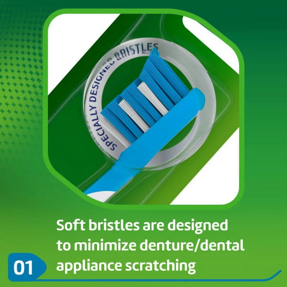 Polident Dental Appliance and Denture Brush, 1 Count eBay