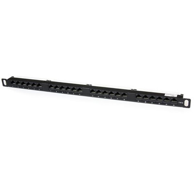 StarTech Cat5e 24-Port 0.5U Patch Panel RJ45 Ethernet Rackmount