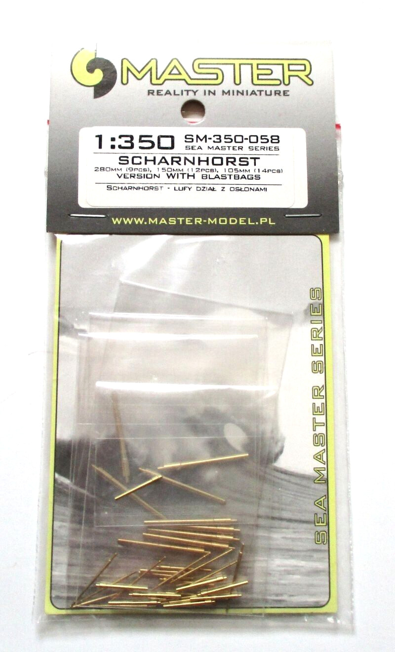 1:350 Master Model Battleship Scharnhorst Armament Set - Ver