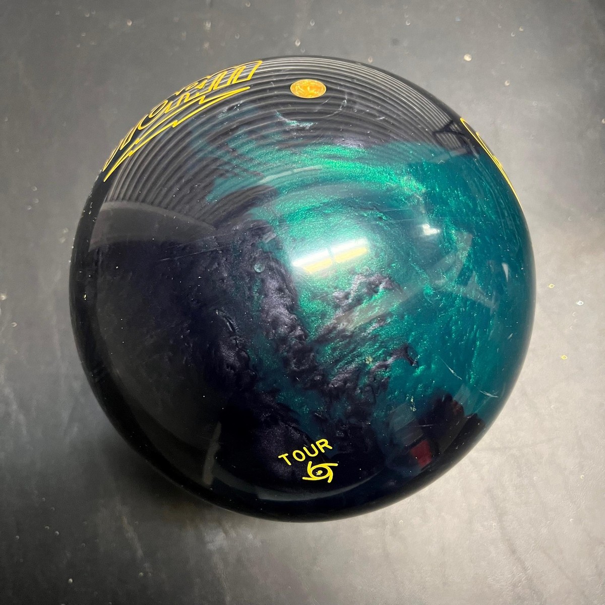 Storm IQ Tour Dark Green 15 lb Overseas Bowling ball for sale
