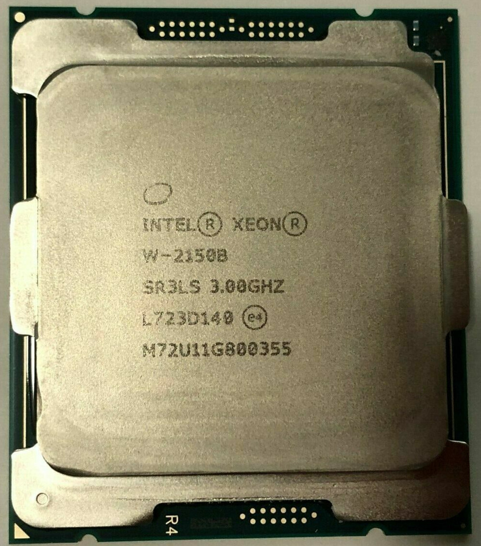 CPU intel XEON W-2150B Intel Xeon W-2150B 3.00GHz 10-Core SR3LS LGA-2066 C422 Server CPU