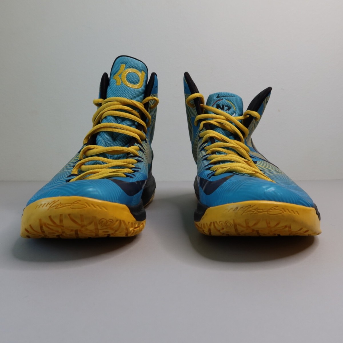 Nike バスケットボールシューズ イエロー/ブルー Nike Shoes Adult Size 12 Zoom KD V N7 Turquoise Yellow Black KD 5