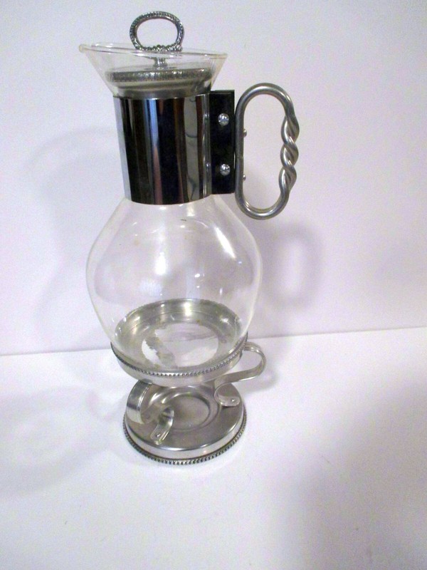 Corning Glass Tea Warming Carafe