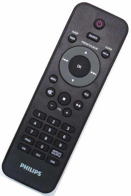 philips music system remote control
