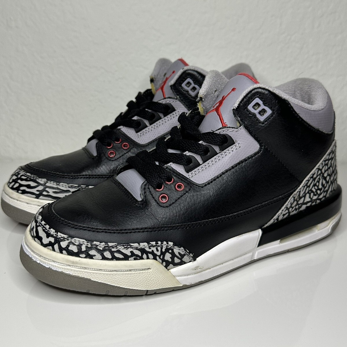Air Jordan 3 Retro Black Cement 2008 CDP Countdown 340255 Air Jordan 3 Retro Black Cement 2008 CDP Countdown 340255