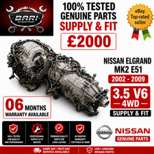 Genuine & Low Mileage Nissan Elgrand E51 3.5 V6 4WD Gearbox 2002-2009 Automatic