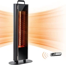 EAST OAK Patio Heater 1500W Infrared Electric Heater Portable Premium Tower