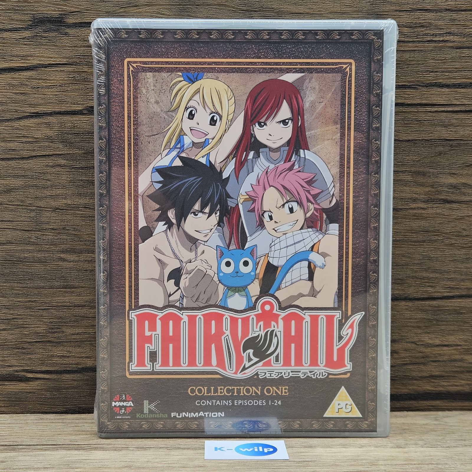 Fairy Tail Collection 1 DVD Contains Episodes 1-24 Region 2 Manga New & Sealed