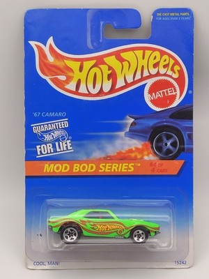 Hot Wheels 1996 - Mod Bod 4/4 - '67 Camaro - Bright Green