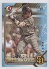 2022 Bowman Draft Sky Blue 178/499 Lamar King Jr #BD-143 0a98