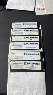 Wizardworks Superstar Hockey PC 5.25'' Floppy Disks
