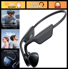 Bone Conduction Bluetooth Headphones, Open Ear, 12H Playtime, IPX7 Waterproof, M