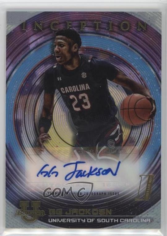 2022-23 Bowman Inception University Auto GG Jackson #BIA-GJ Auto 07sy