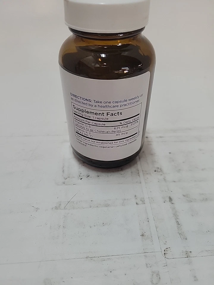 Vitamina D-3 25.000 UI 60 Cápsulas Mantenimiento Metabólico - FRESCO - Caducidad 4/26 Foto 2 de 4