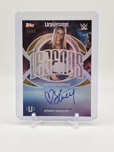 2026 Topps Universe WWE #LA-SK Stacy Keibler Legends Autographs Gold Stone #/99
