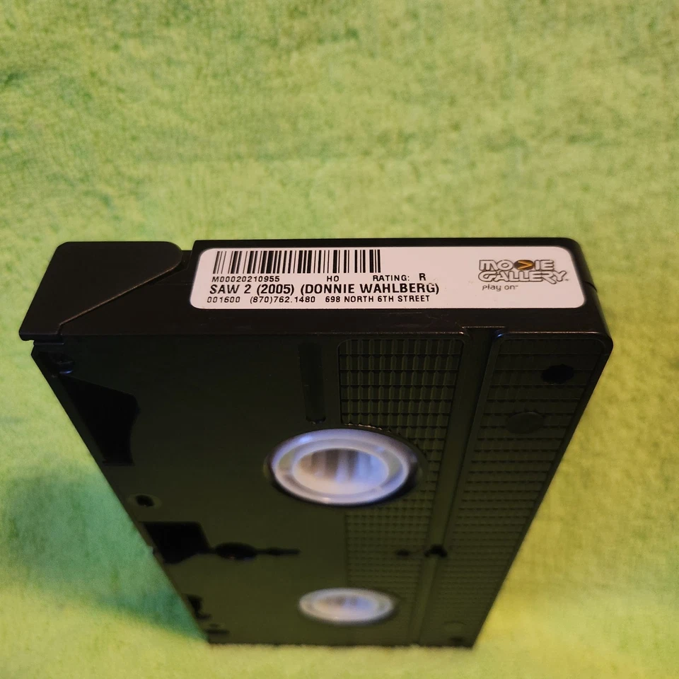 SAW II (VHS, 2005) TAPE ONLY Splatter Horror Slasher Lions Gate Movie Gallery  - Image 3 of 3