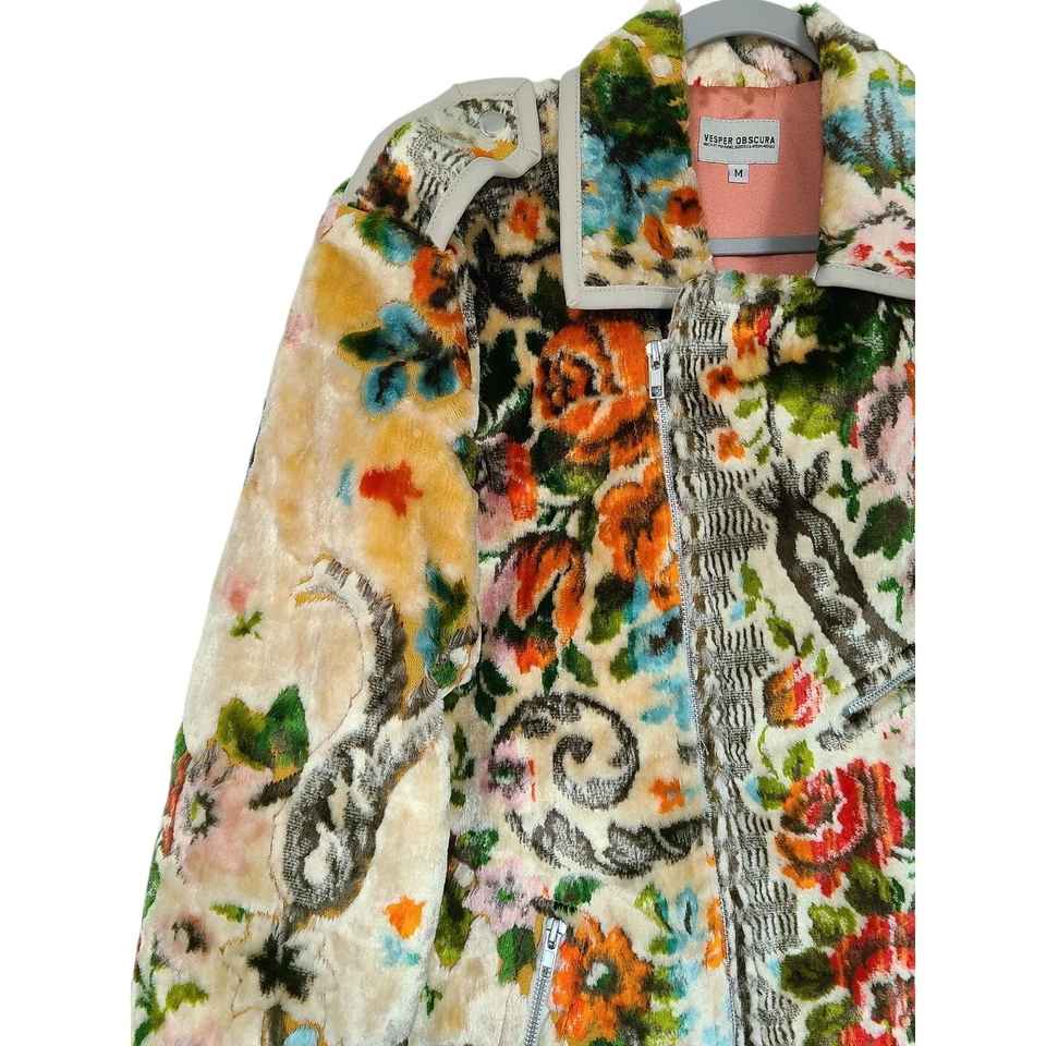 Mia Vesper Obscura Tapiz Sagrado Moto Chaqueta Cuero Napa Talla M Unisex Foto 3 de 4