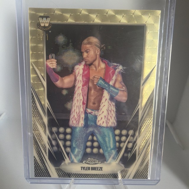 2026 WWE Topps Chrome Tyler Breeze Superfractor 1/1