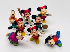 Vintage Disney Mickey Minnie Mouse  Friends Toy PVC Figures Character Lot BIN 9
