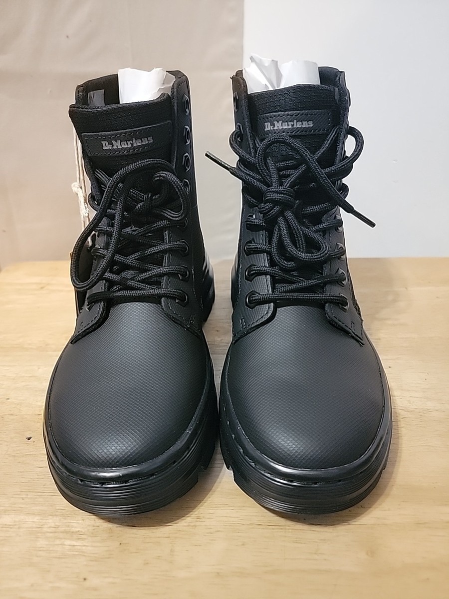 DR MARTENS MEN'S COMBS TECH BLACK POLY BOOT SIZE: 4/WMNS-5 | eBay