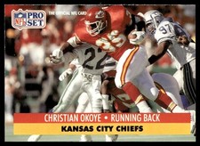 1991 Pro Set Christian Okoye Kansas City Chiefs #185