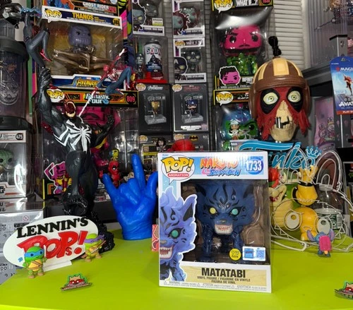 Funko Pop! Naruto Shippuden Matatabi 6" GITD # 1733 NYCC 2024 Official Sticker