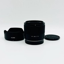 VILTROX AF 35mm F1.7 E-mount Lens with Lens Hood