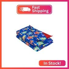 Wildkin Kids Cotton Nap Mat Cover   Soft, Sewn-in Flap, Durable  Fits 1.5" Viny