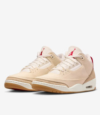 Levis x Jordan Air Jordan 3 Retro Crudo Denim Beige Rojo IR0910-400