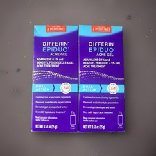 New Differin Acne Gel 2 pack exp 03/2028