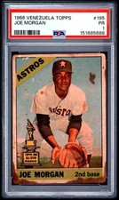 PSA 1 1966 Venezuela Topps #195 Joe Morgan HOF Rookie Venezuelan PSA*151685688