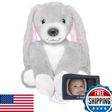 Zooby Car Baby Monitor - Bailey Bunny Plush Camera, Night Vision, Wireless