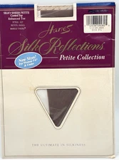 VGT Hanes Silk Reflections Pantyhose Petite Small Control Top Sheer Barely There