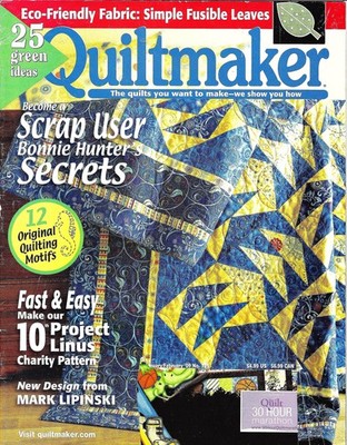 Quiltmaker Magazine, January/February 2009 (Volume 29, Number 1, Issue Numbe...