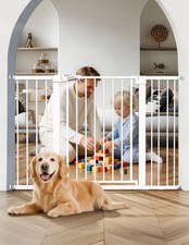 29-55 Inch Extra Wide Baby/Dog Gate, PressGuard P7, Metal Auto Close, Pressur...