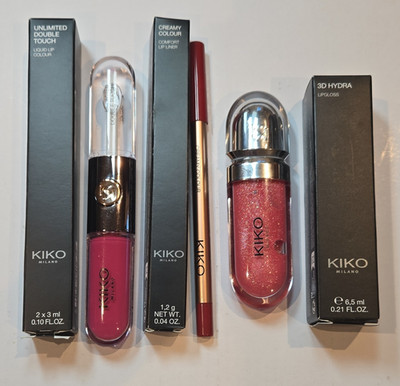 KIKO MILANO 3D Hydra Lipgloss Liquid Lip Gloss Pink Shimmer 0.21 fl oz