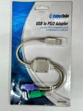 Cables To Go USB to PS/2 Adapter Model 27225 Keyboard Mouse Converter - New