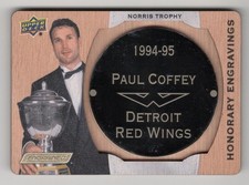 2023-24 Upper Deck Engrained Honorary Engravings Norris Trophy Paul Coffey #/100