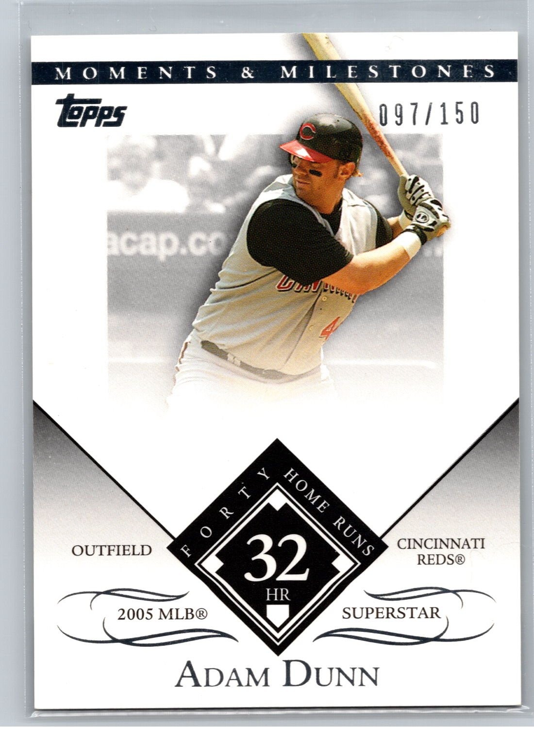 2007 Topps Moments & Milestones #120-39 Adam Dunn #/150