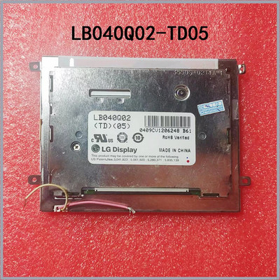 industrial LCD display monitor 320*240 LB040Q02-TD05 4-Inch for LG.Philips