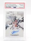VICTOR WEMBANYAMA 2025-26 TOPPS CHROME SKY WRITE SIGNATURES AUTO PSA 8 Q0902
