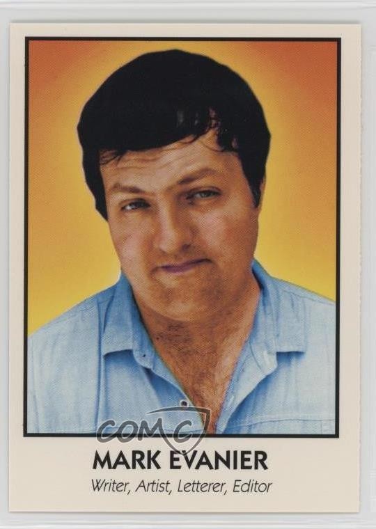 1992 Eclipse Famous Comic Book Creators Mark Evanier #85 0w6