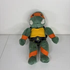 TMNT Michelangelo Plush 1989 Playmates 14” Teenage Mutant Ninja Turtles Vintage