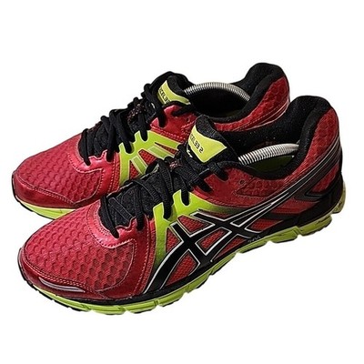 ASICS GEL-Excel 33 2 Men's Red Neon Running Shoes Size 11 T315N