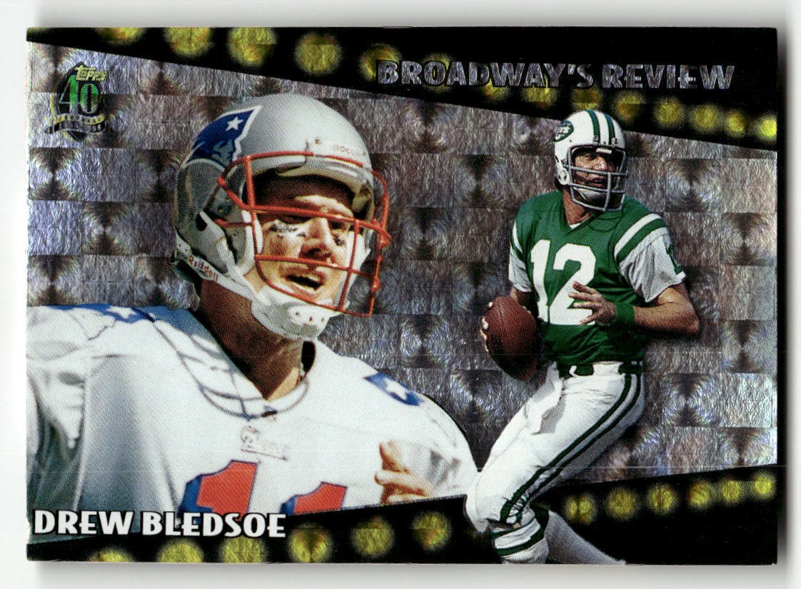 1996 Topps #BR2 Drew Bledsoe Broadway's Review