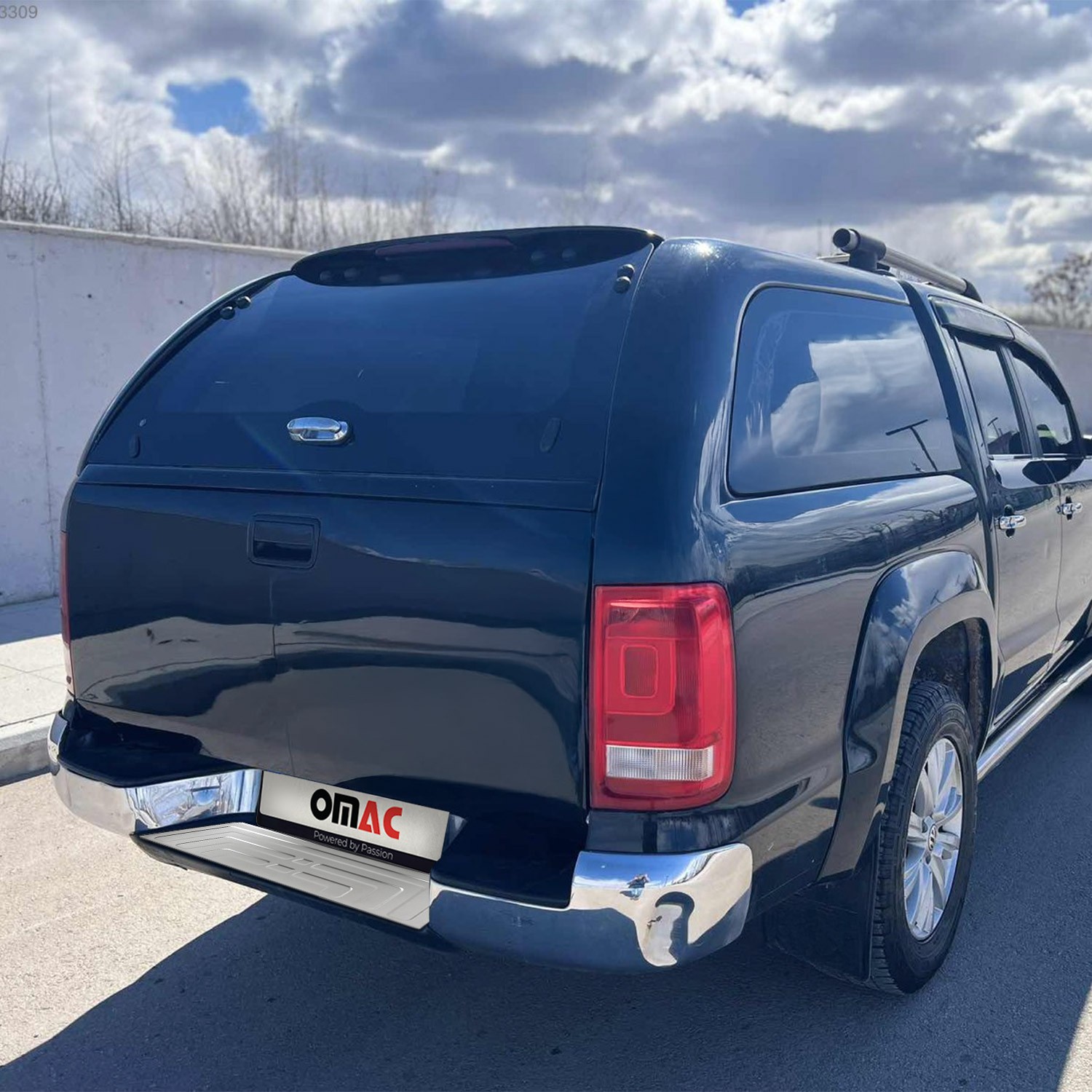 Protection de pare-chocs VW Amarok en acier inox brossé rigide et durable