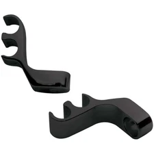 Billet Specialties 2 Wire Separator Valve Cover Mount Black Pair